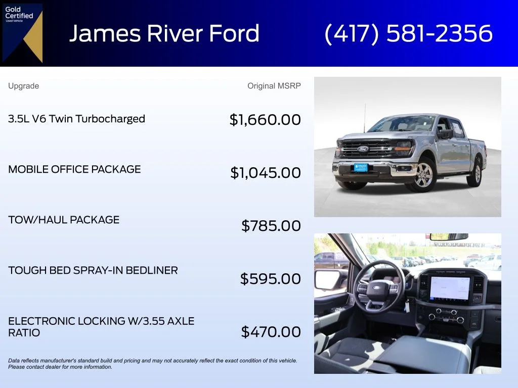 Used 2024 Silver Ford XLT image 6