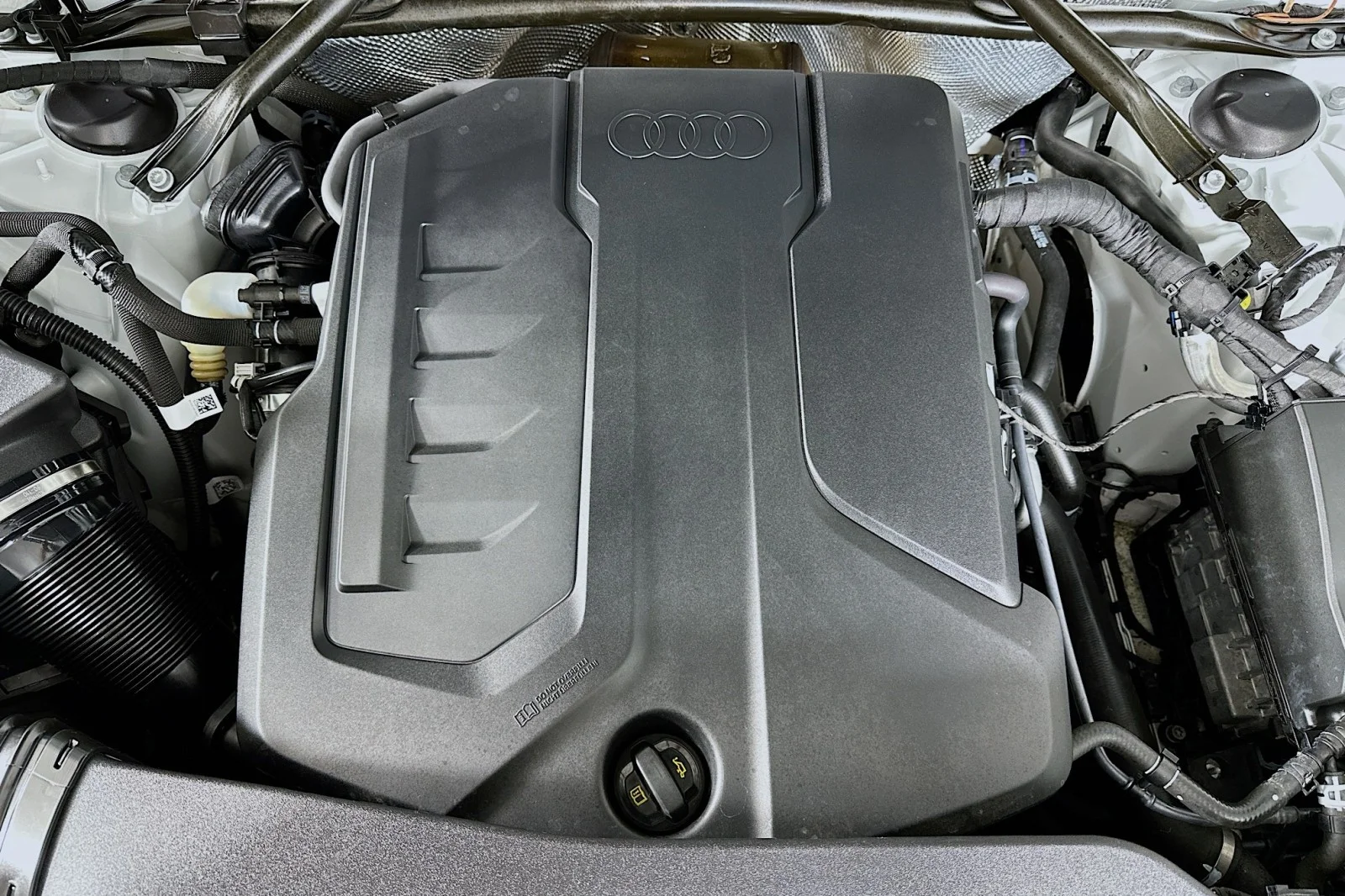 Used 2025 Glacier White Metallic Audi Premium Plus image 13