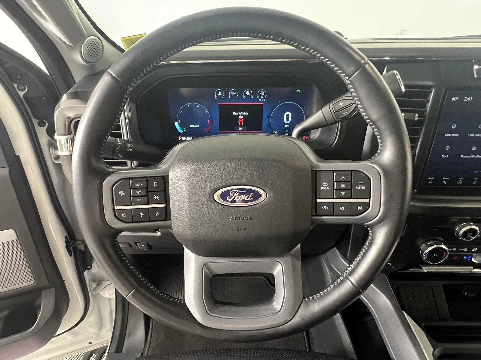 Used 2024 Star White Metallic Tri-Coat Ford LARIAT image 14