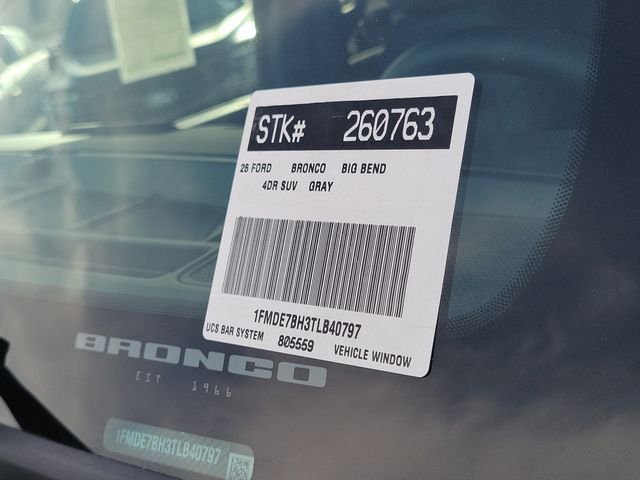 New 2026 Marsh Gray Ford Big Bend® image 24