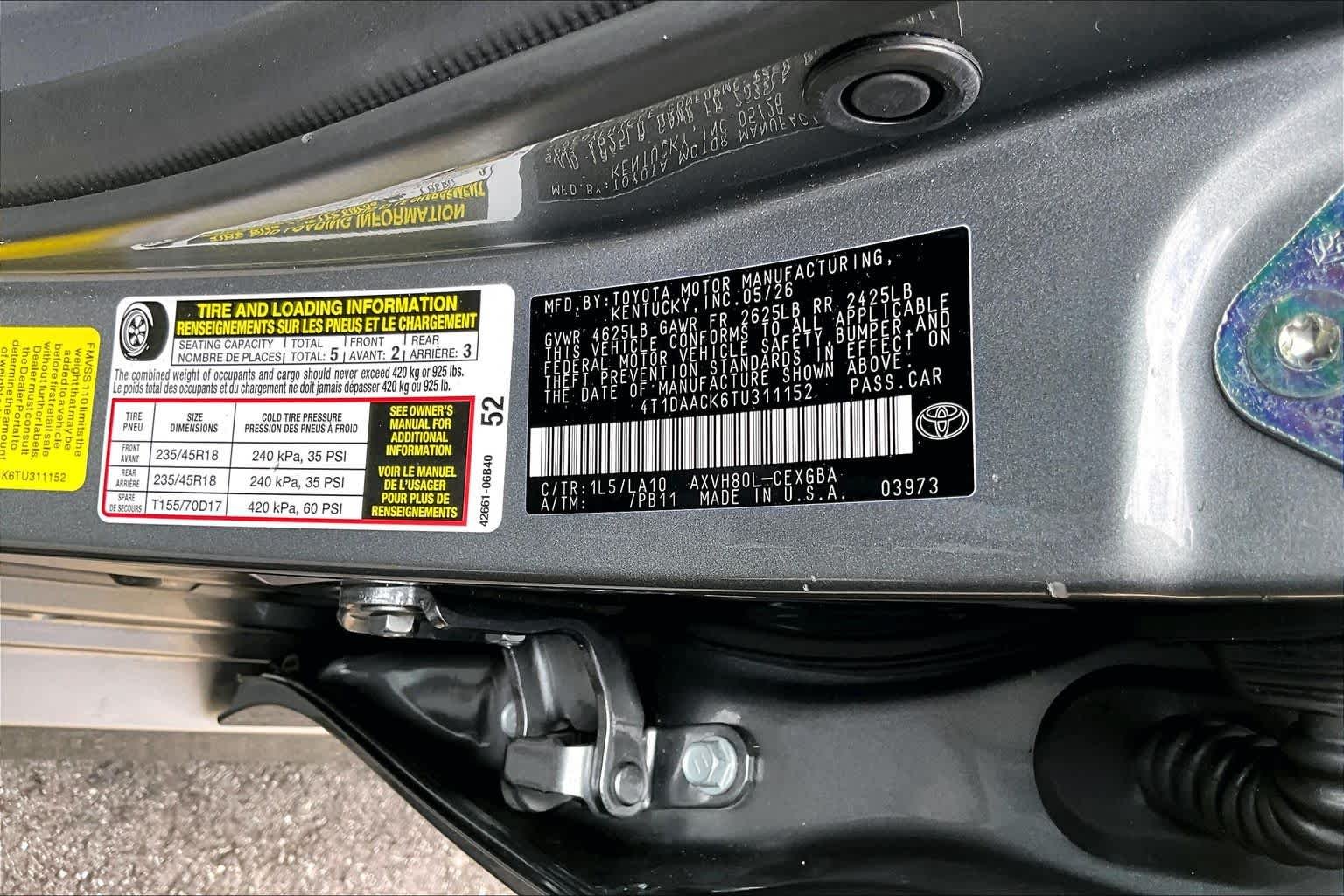 Certified Used 2026 Heavy Metal Toyota XLE image 34