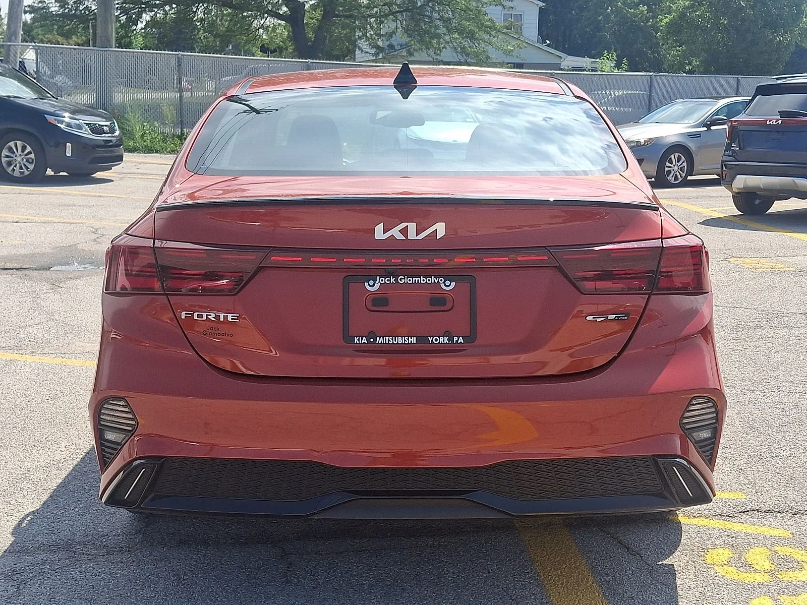 Certified Used 2023 Red Kia GT-Line image 3