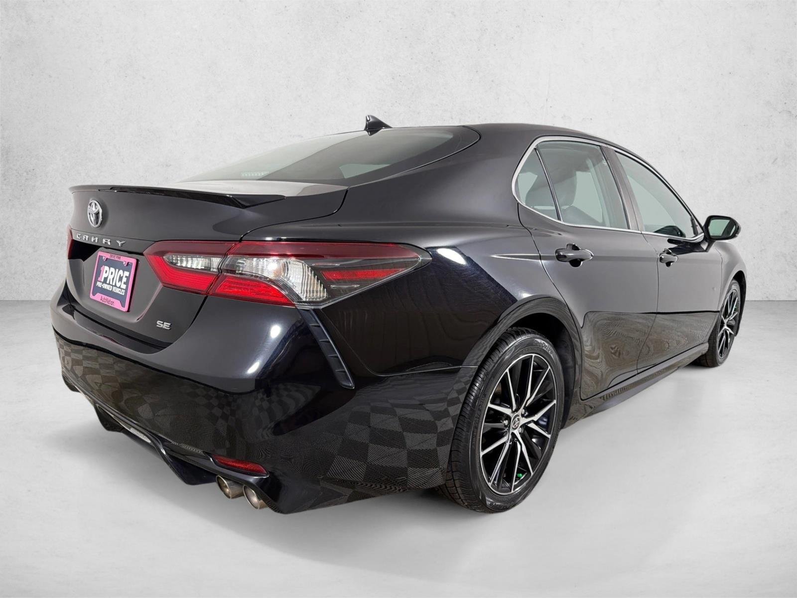 Certified Used 2021 Midnight Black Metallic Toyota SE image 3