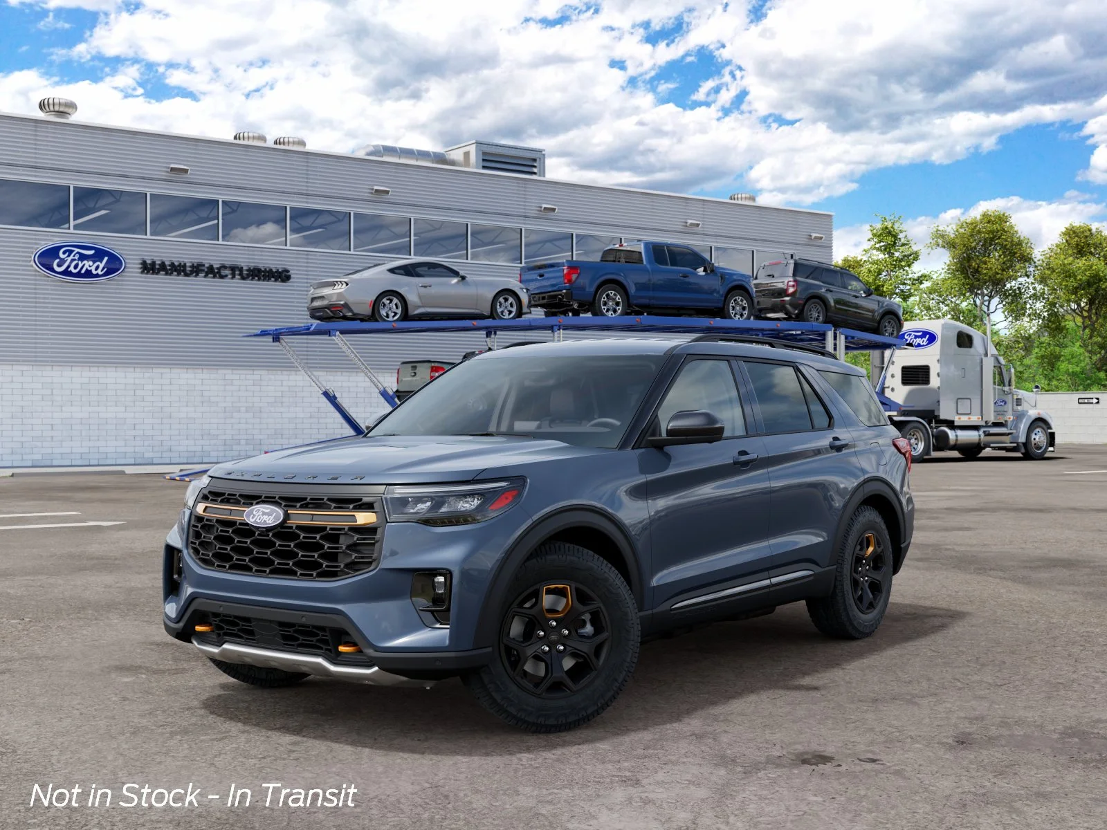 New 2027 Vapor Blue Metallic Ford Tremor image 2
