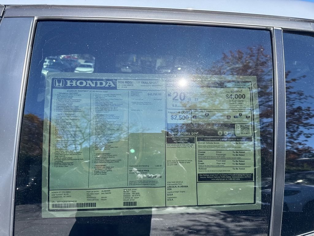 2026 Honda Ridgeline TrailSport - Photo 12