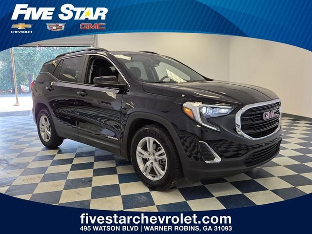 Used 2021 Black GMC SLE image 1