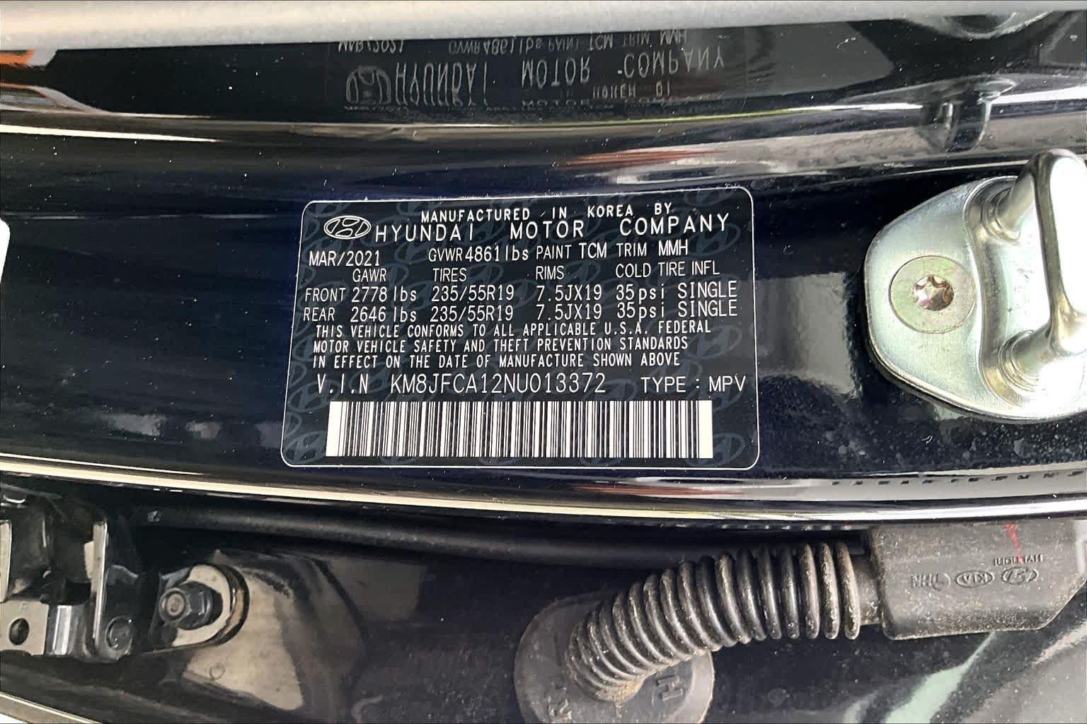 Used 2022 Phantom Black Hyundai SEL Convenience image 32