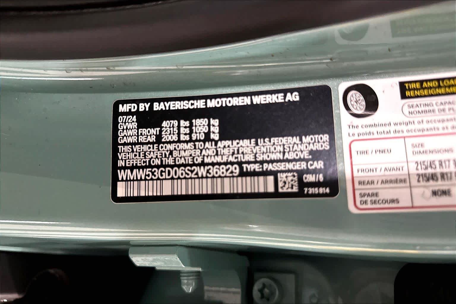 Used 2025 Ocean Wave Green Metallic MINI Cooper S image 37