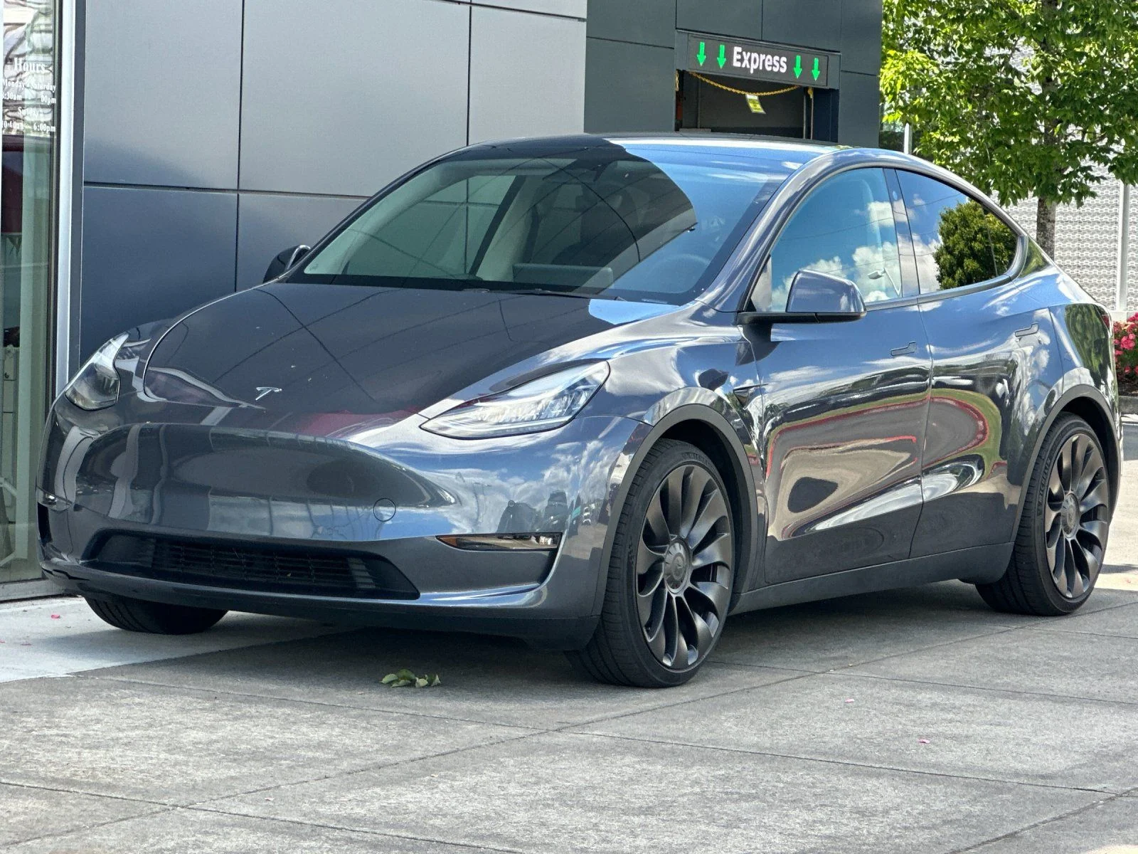 Used 2022 Gray Tesla Performance image 7
