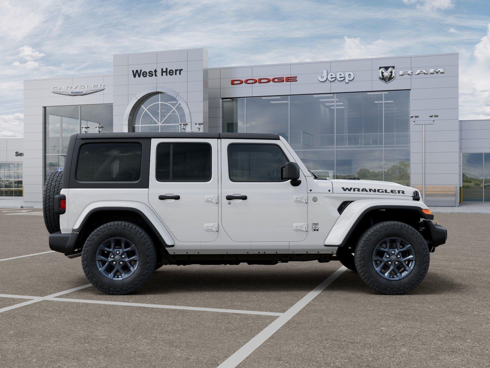 New 2026 Bright White Clear-Coat Exterior Paint Jeep WRANGLER 4-DOOR 85TH ANNIVERSA image 21