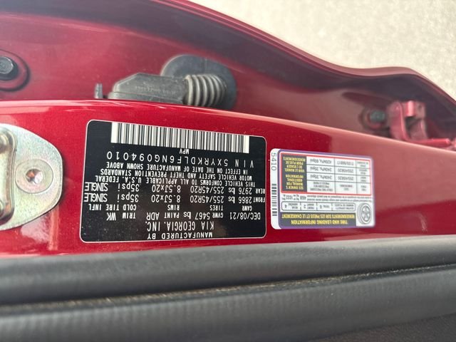 Used 2022 Red Kia X-Line SX Prestige image 23