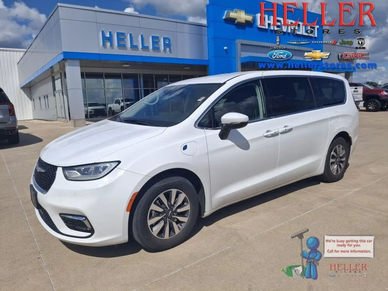 Used 2023 Bright White Clearcoat Chrysler Hybrid Touring L image 1