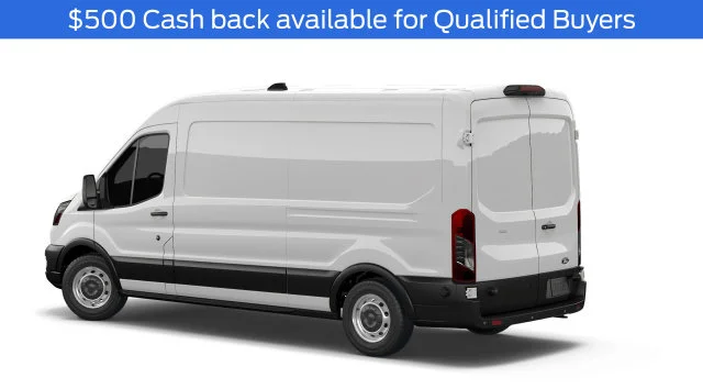 New 2027 Oxford White Ford Cargo Van image 2