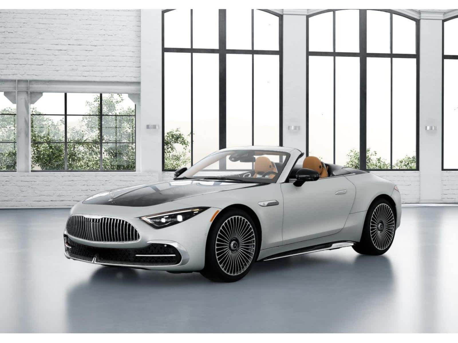 New 2027 MANUFAKTUR Moonlight White Magno Mercedes-Benz Maybach SL 680 Monogram Series image 38
