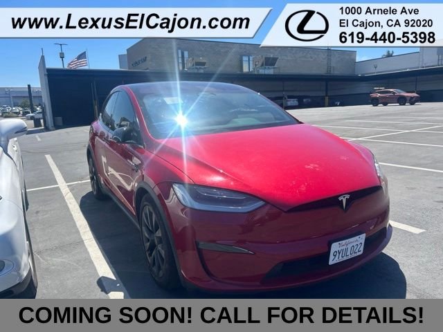Used 2022 Red Tesla Plaid image 7