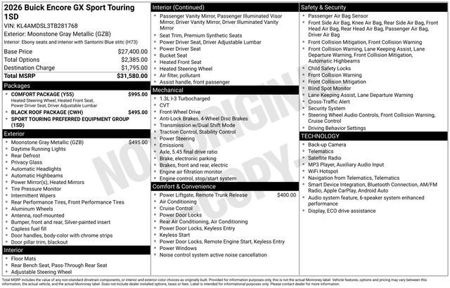 2026 Buick Encore GX Sport Touring - Photo 23