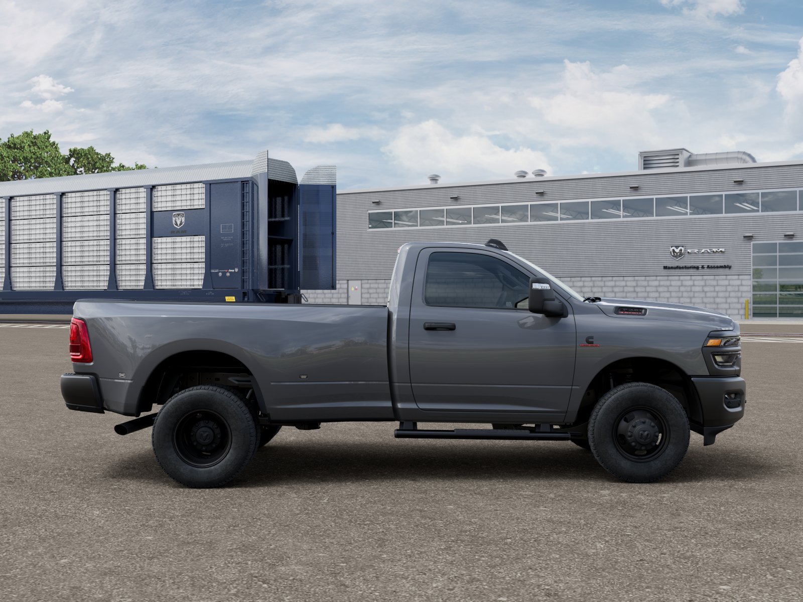 New 2026 Ceramic Gray Clear-Coat Exterior Paint RAM Tradesman image 42