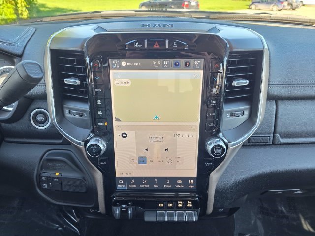 Certified Used 2024 Diamond Black Crystal Pearlcoat Ram Laramie image 30