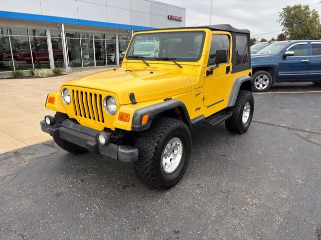 Used 2000 Jeep Wrangler SPORT with VIN 1J4FA49S6YP720273 for sale in Wabash, IN