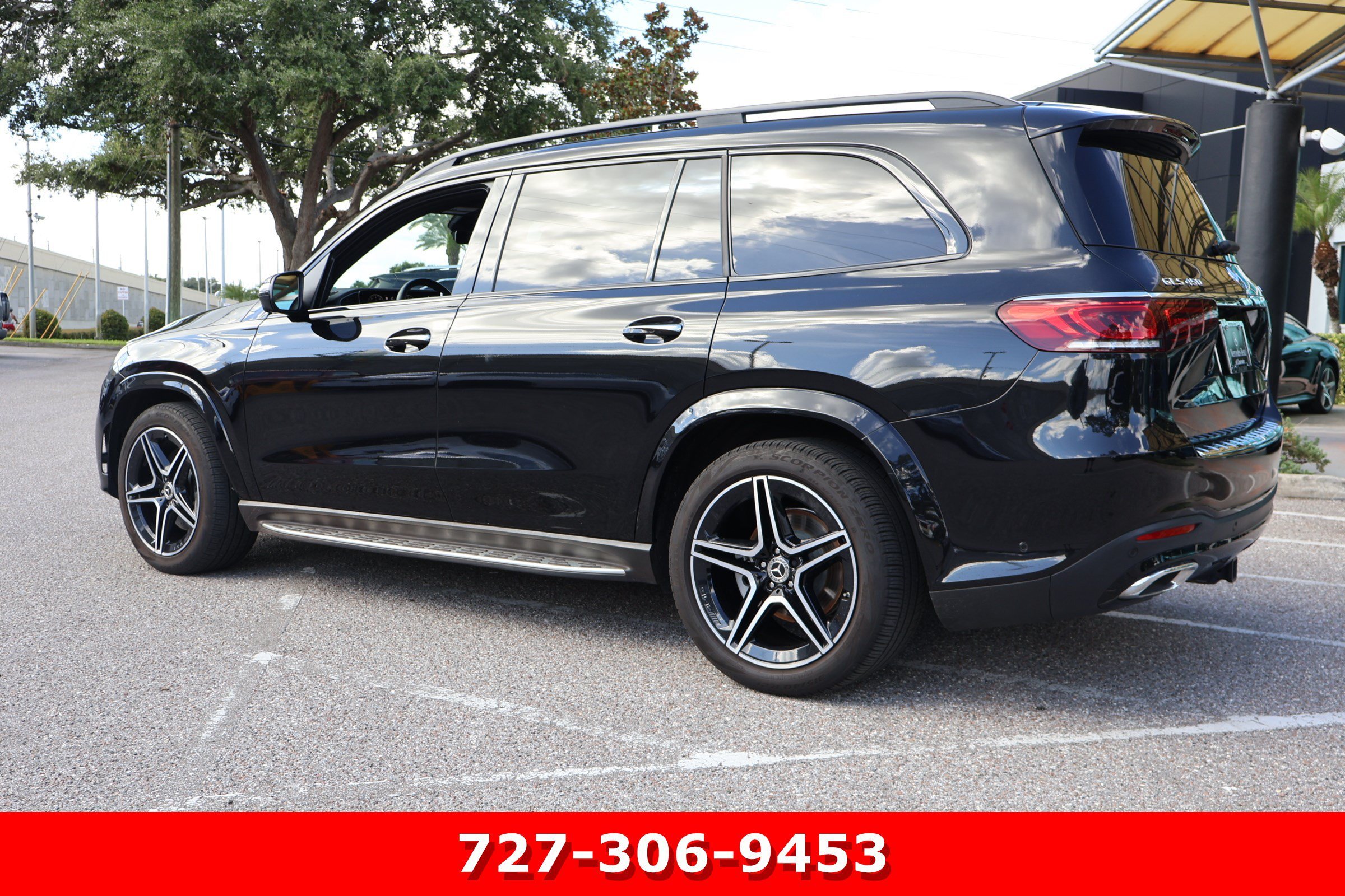Certified Used 2023 Obsidian Black Metallic Mercedes-Benz GLS 450 image 7