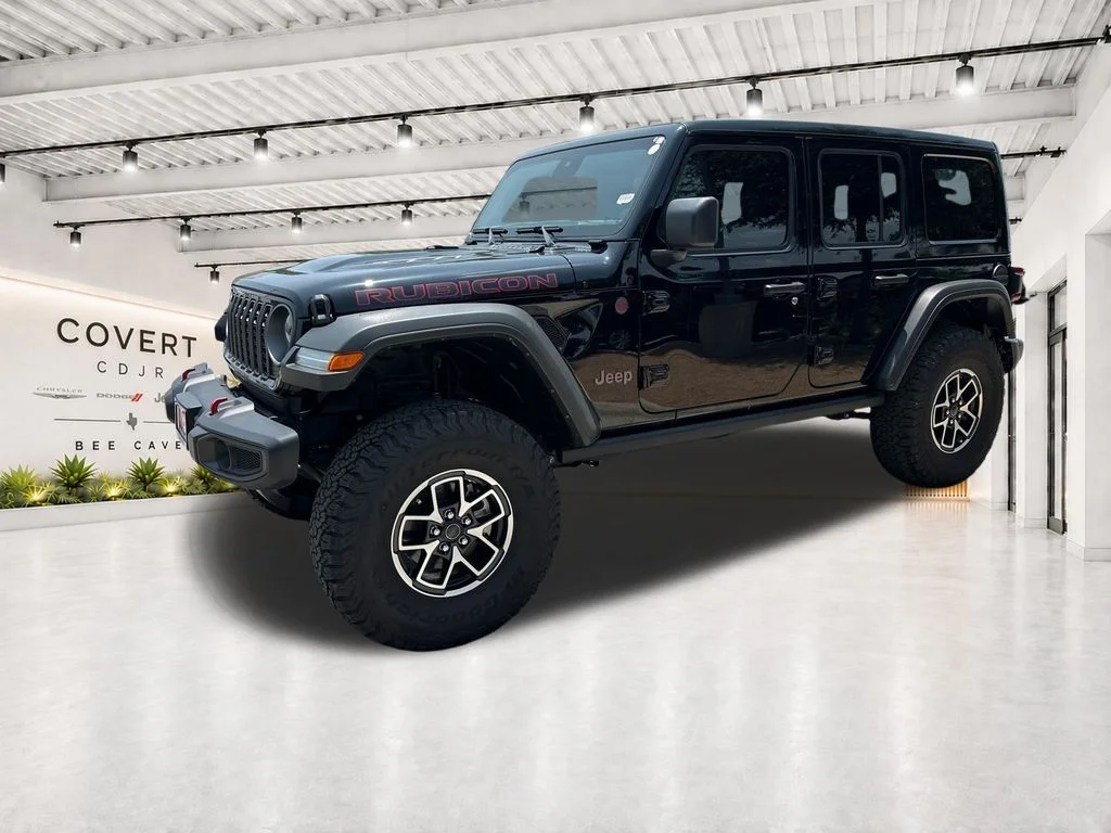 New 2025 Black Clear-Coat Exterior Paint Jeep Rubicon image 4