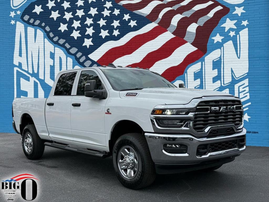 New 2026 Bright White Clear-Coat Exterior Paint RAM Tradesman Crew Cab 4x4 6