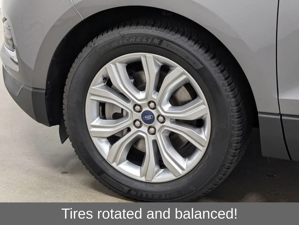 Certified Used 2022 Carbonized Gray Metallic Ford Titanium image 2