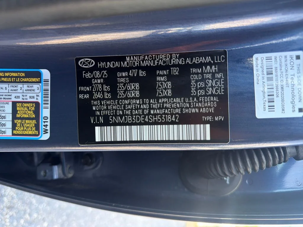 Used 2025 Blue Hyundai SEL image 30