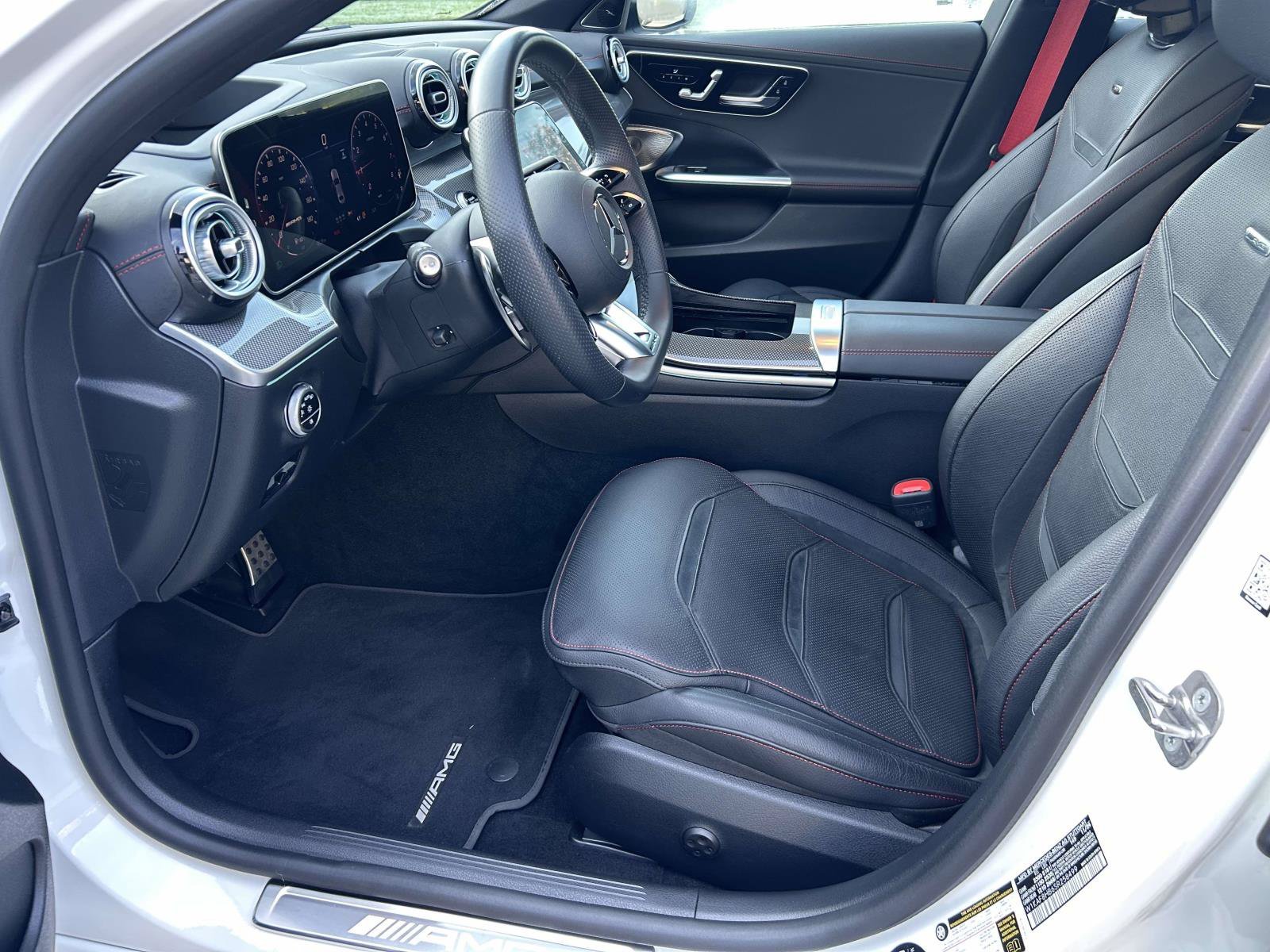 Certified Used 2025 Polar White Mercedes-Benz AMG® C 43 4MATIC® Sedan image 22