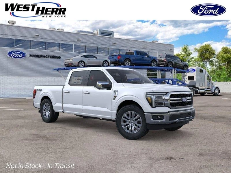 New 2026 Star White Metallic Tri-Coat Ford LARIAT image 1