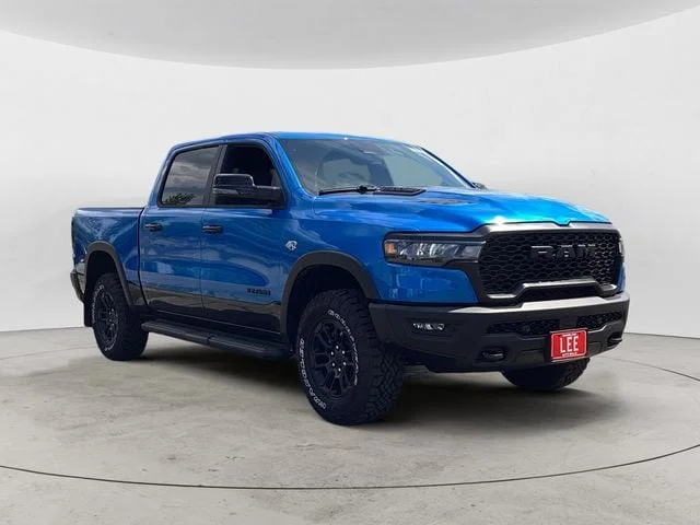 New 2026 Blue Pearl Ram REBEL CREW CAB 4X4 5