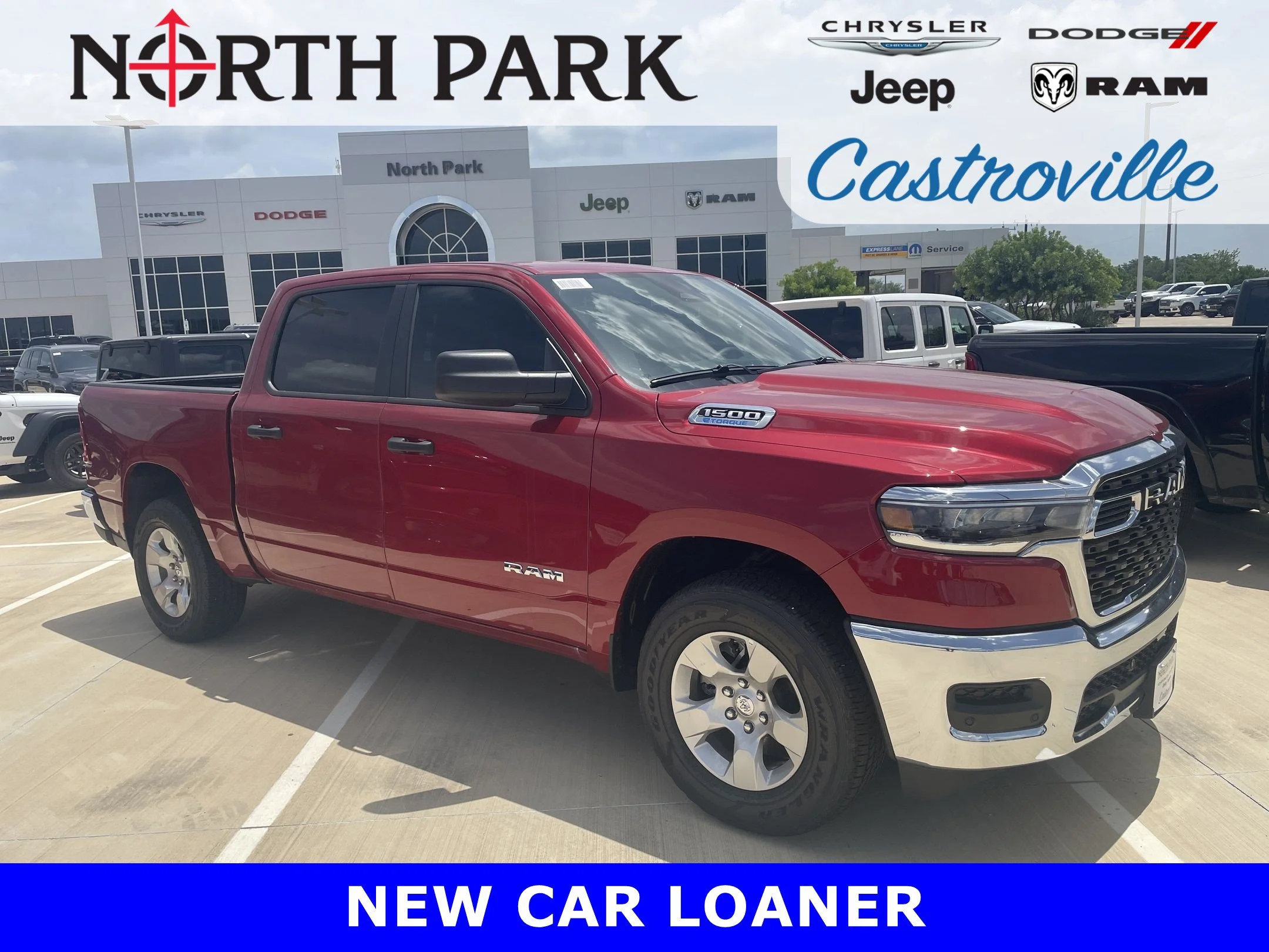 New 2026 Molten Red Pearlcoat RAM Tradesman image 1