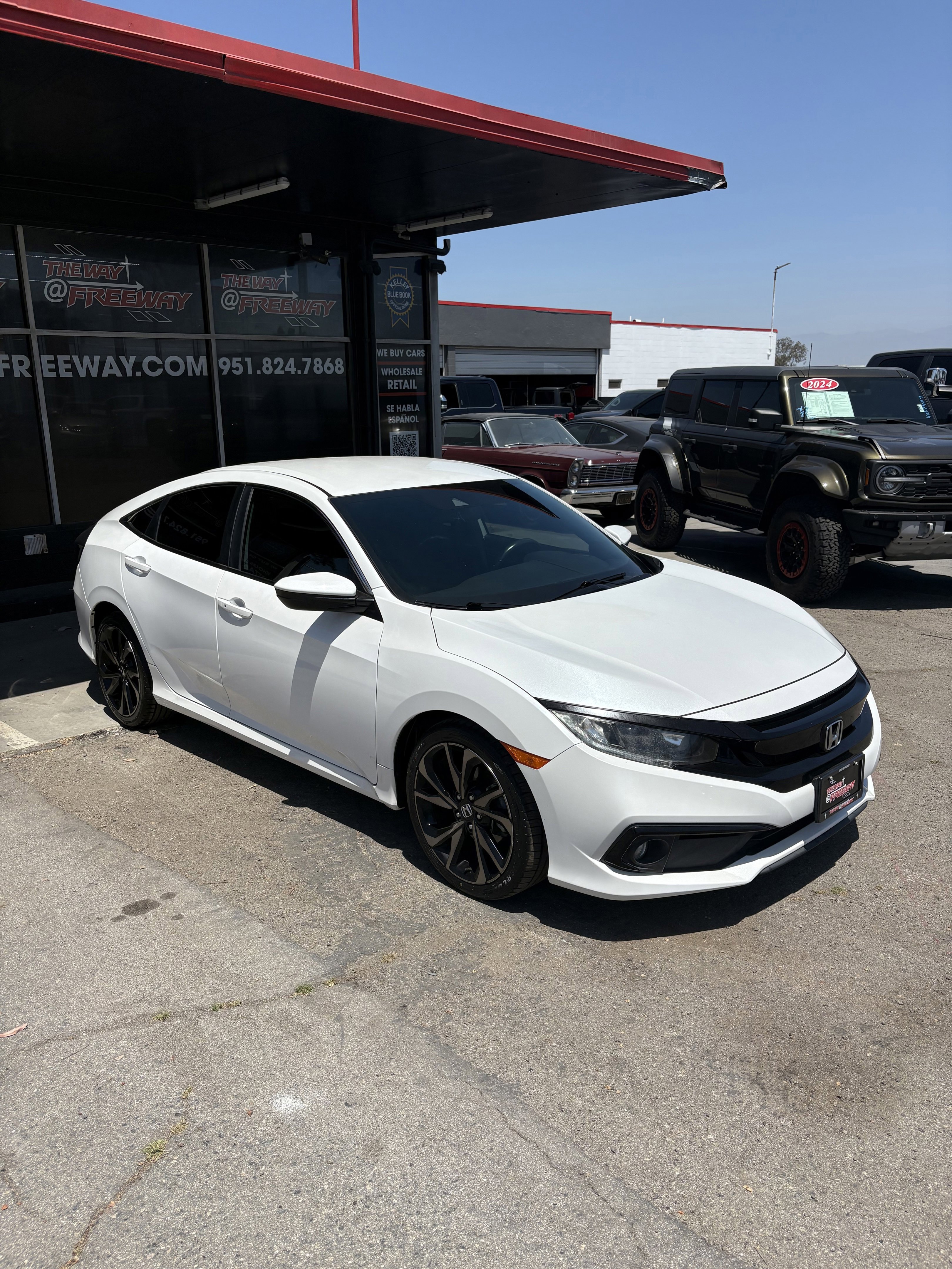 Used 2021 White Honda Sport image 3