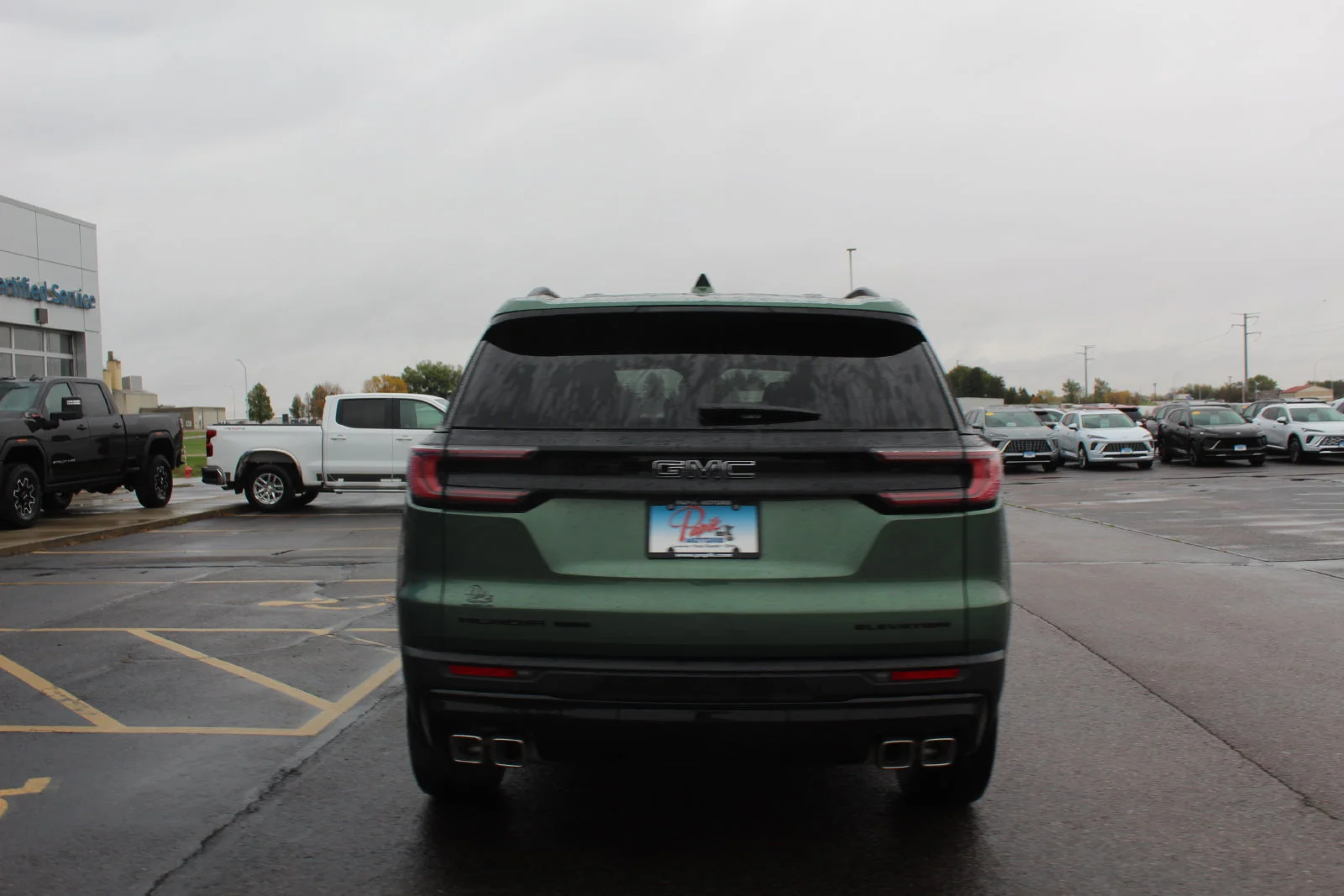 New 2027 Trailstone Green Metallic GMC Elevation image 3