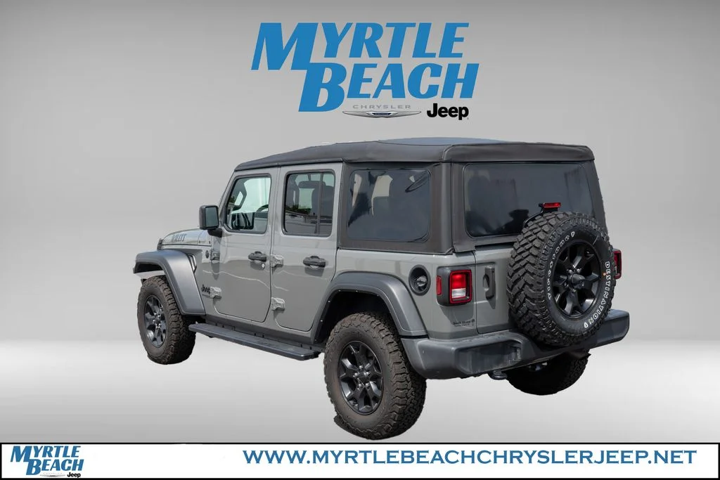 Certified Used 2022 Gray Clearcoat Jeep Unlimited Willys image 4