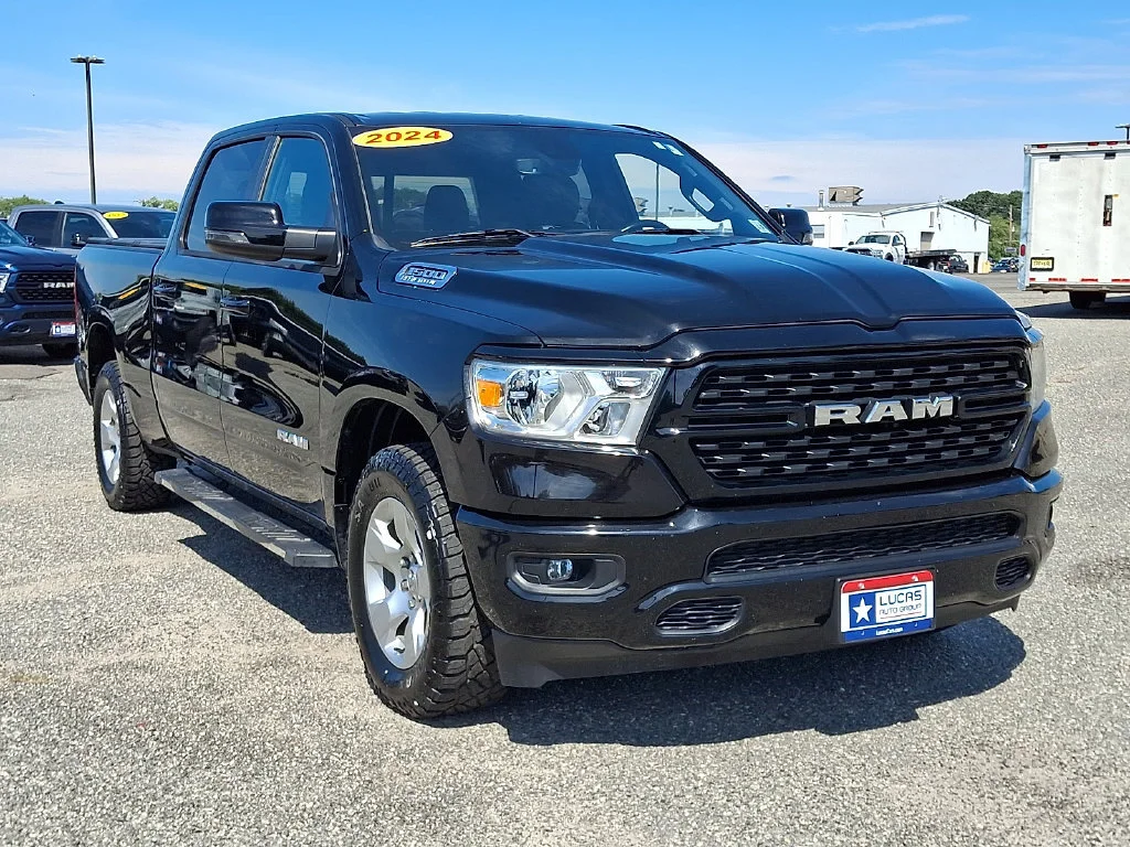 Used 2024 Diamond Black Crystal Pearlcoat Ram Big Horn image 2