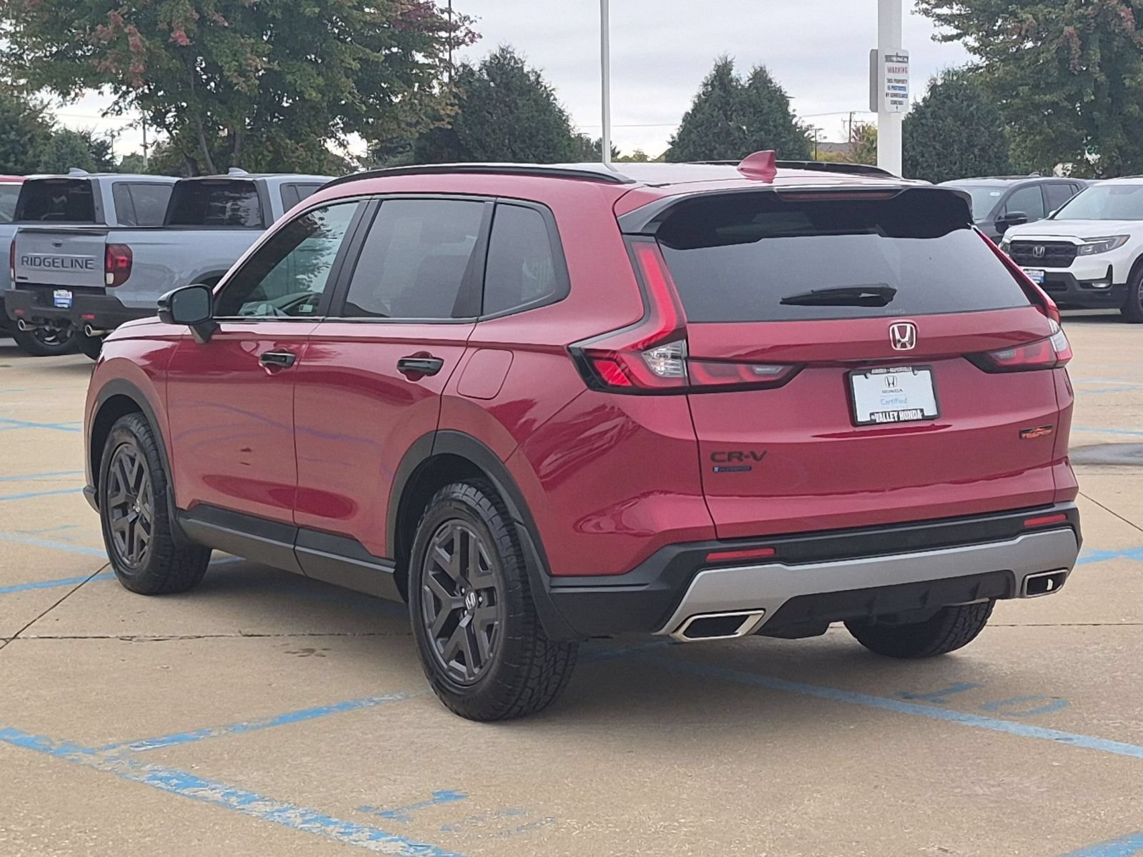 Certified Used 2026 Radiant Red Metallic Honda TrailSport AWD image 9