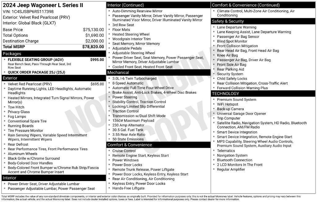Used 2024 Red Jeep Series II image 50
