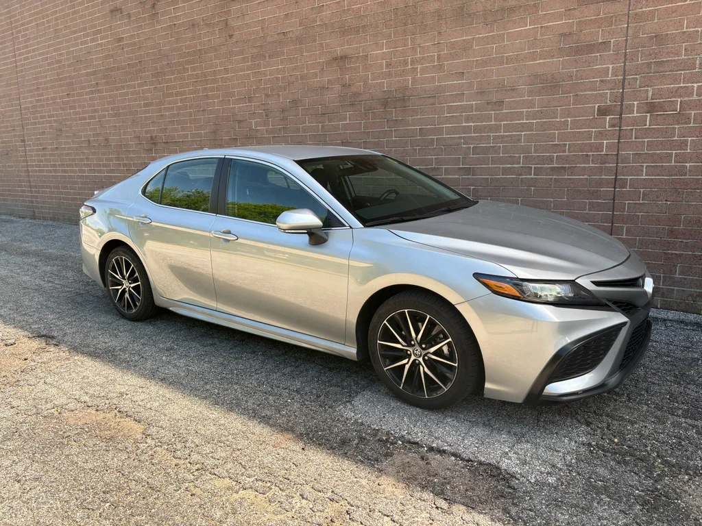 Used 2024 Celestial Silver Metallic Toyota SE image 8