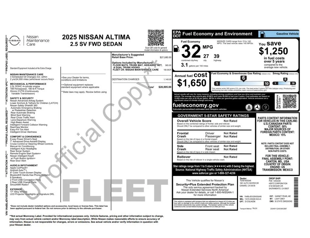 Certified Used 2025  Nissan 2.5 SV image 2
