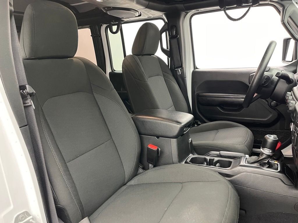 Used 2021 Bright White Clearcoat Jeep Unlimited Willys image 29