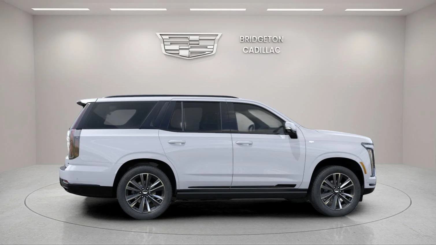 New 2026 Vibrant White Tricoat Cadillac Sport image 2