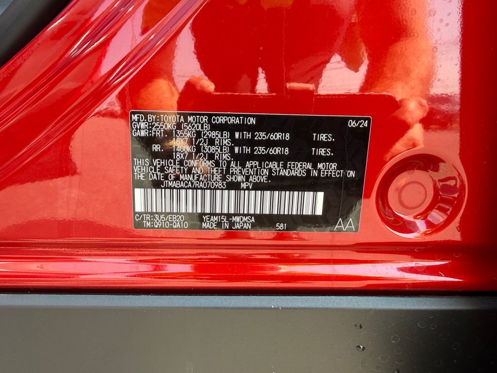 Used 2024 Red Toyota XLE image 19