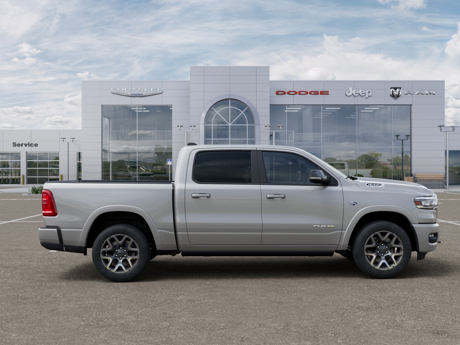 New 2026 Silver Zynith Exterior Paint RAM Laramie image 53