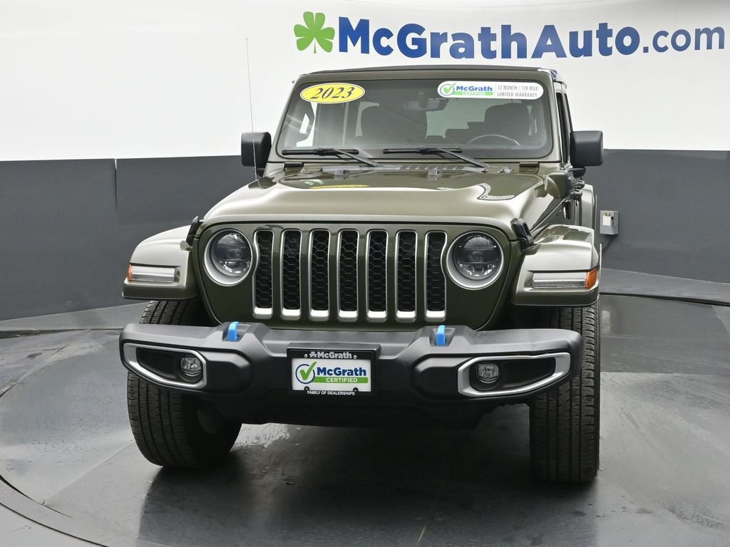 Used 2023 Green Jeep Sahara 4xe image 7
