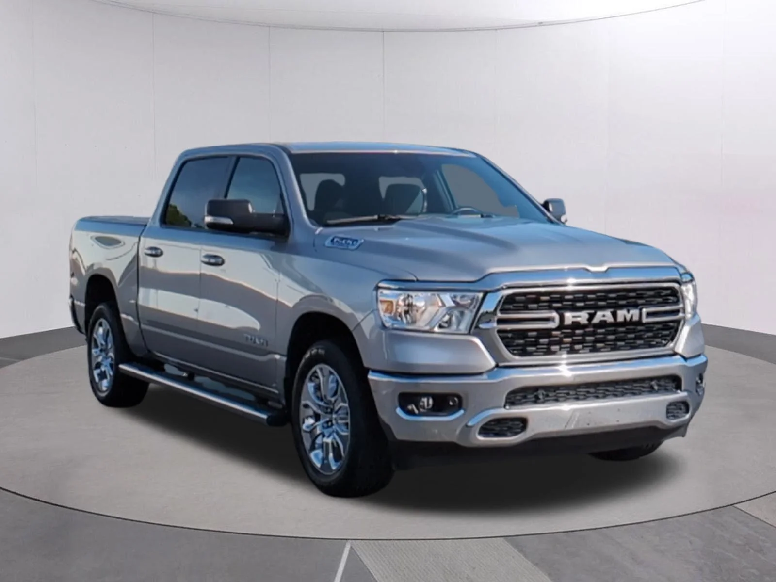 Used 2022 Billet Silver Metallic Clearcoat Ram Big Horn image 8