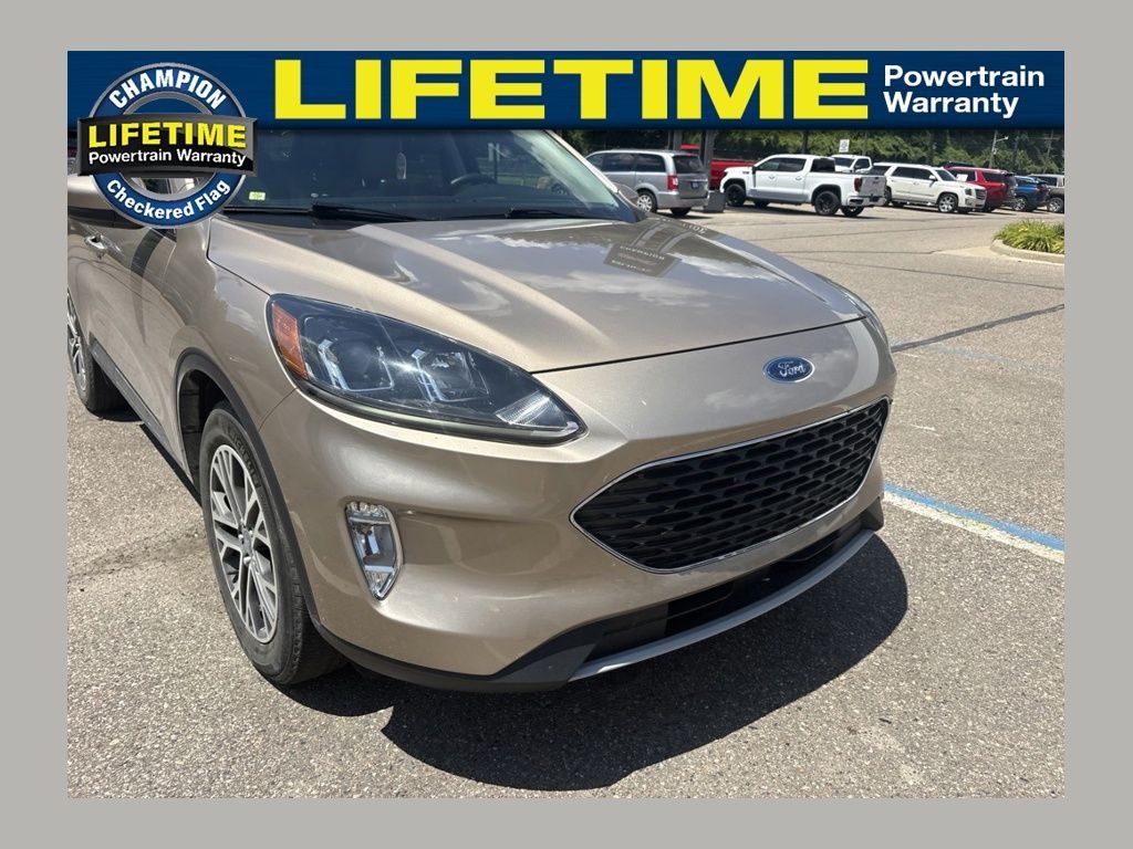 Used 2020 Desert Gold Metallic Ford SEL image 1