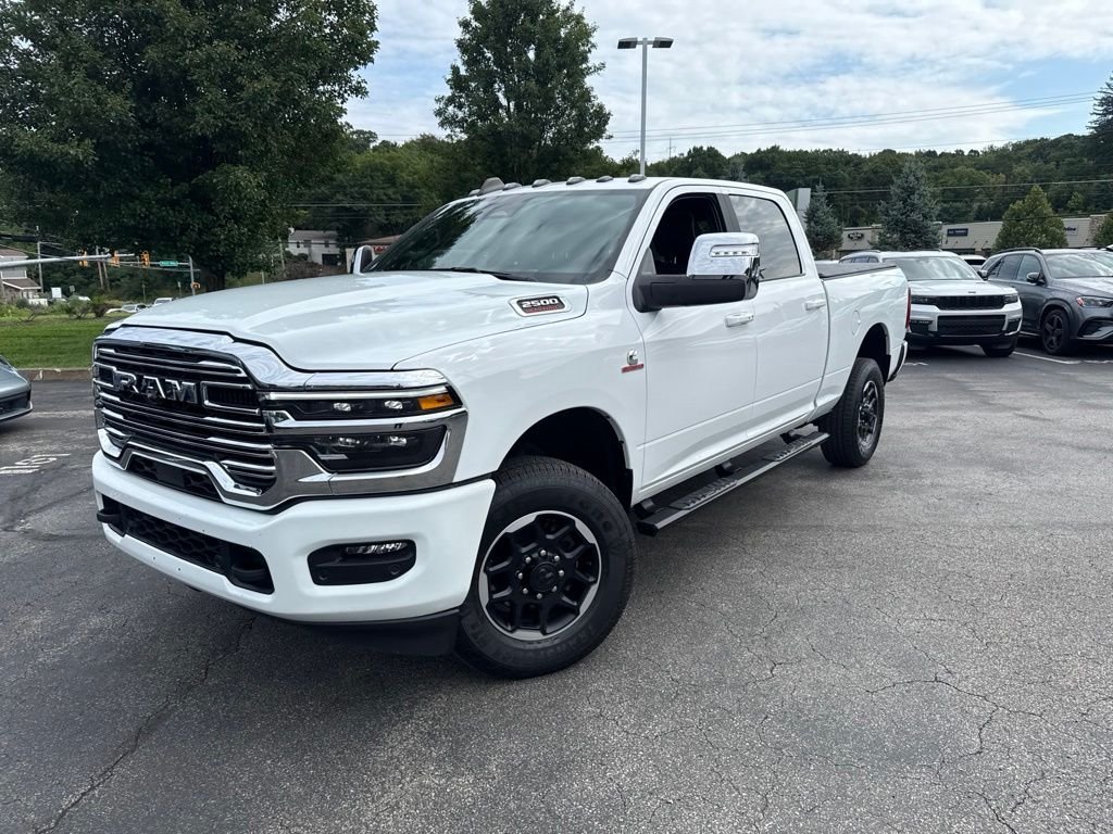 Used 2025 Bright White Clearcoat Ram Laramie image 1