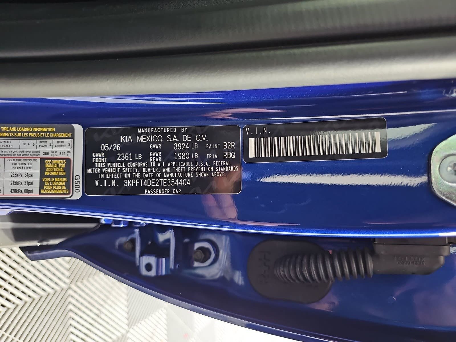 Used 2026 Blue Kia LXS image 31