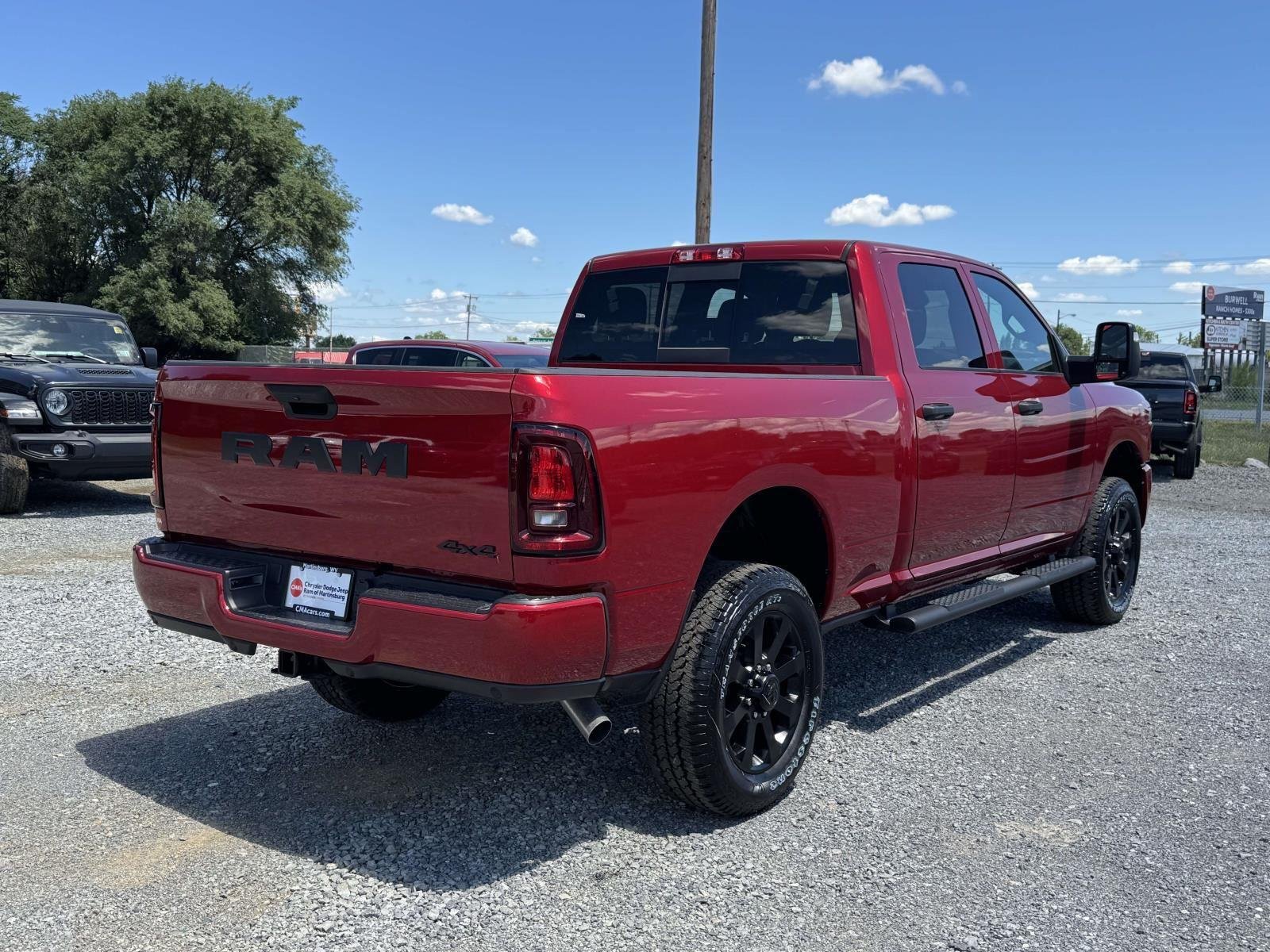 New 2026 Molten Red Pearl-Coat Exterior Paint RAM Black Express image 22